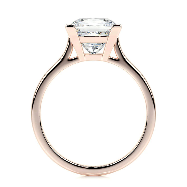 2 Carat Princess Cut Solitaire Diamond Engagement Ring - Raphana Jewellery