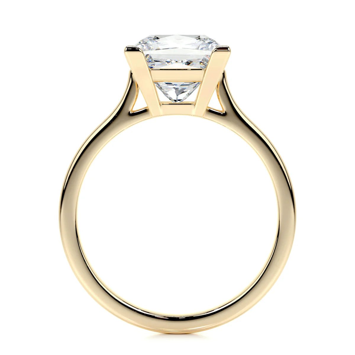 2 Carat Princess Cut Solitaire Diamond Engagement Ring - Raphana Jewellery