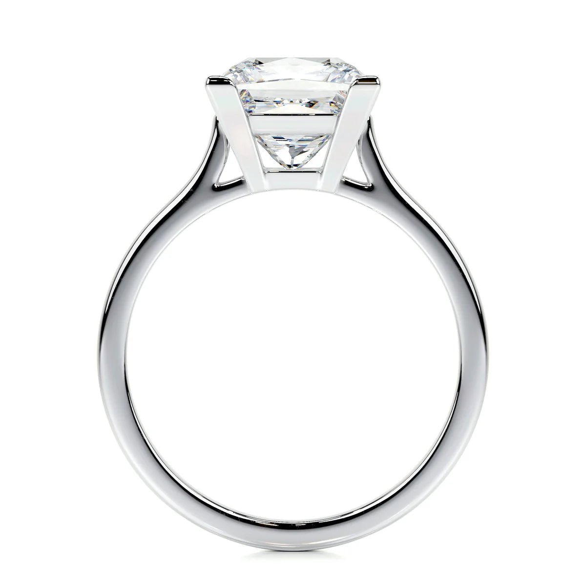 2 Carat Princess Cut Solitaire Diamond Engagement Ring - Raphana Jewellery