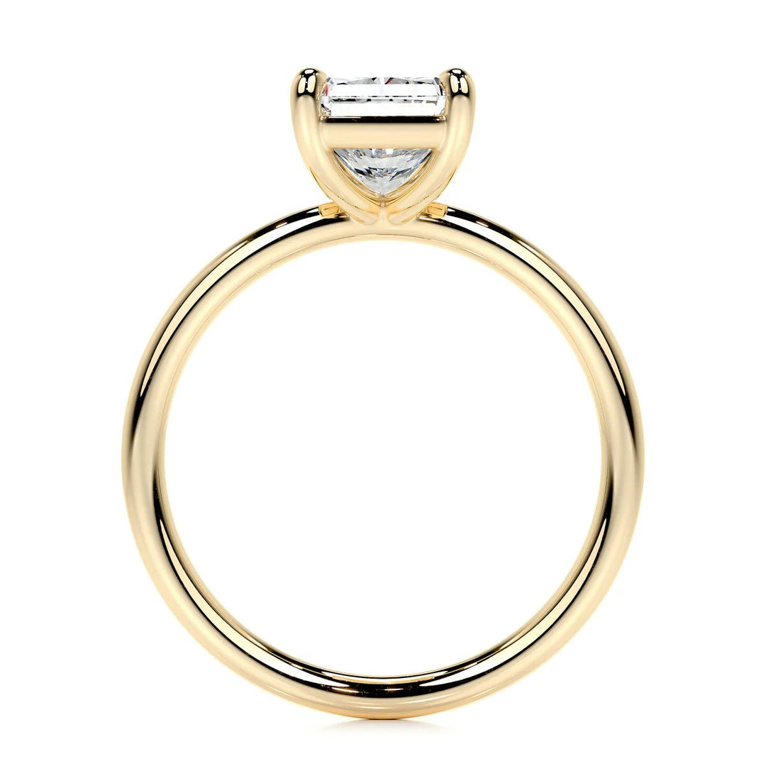 2 Carat Radiant Cut Solitaire Diamond Engagement Ring - Raphana Jewellery