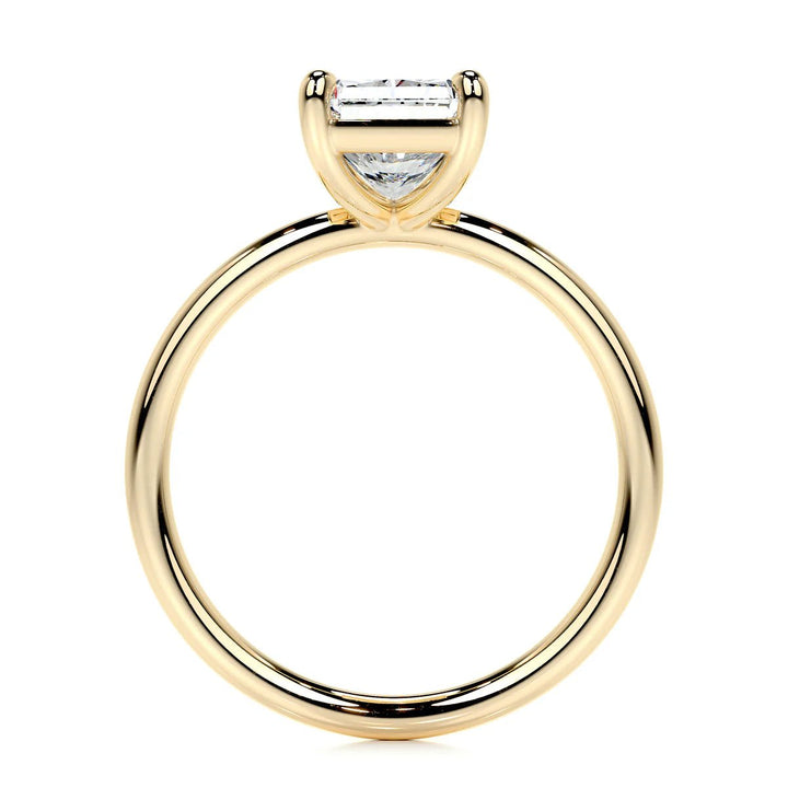 2 Carat Radiant Cut Solitaire Diamond Engagement Ring - Raphana Jewellery