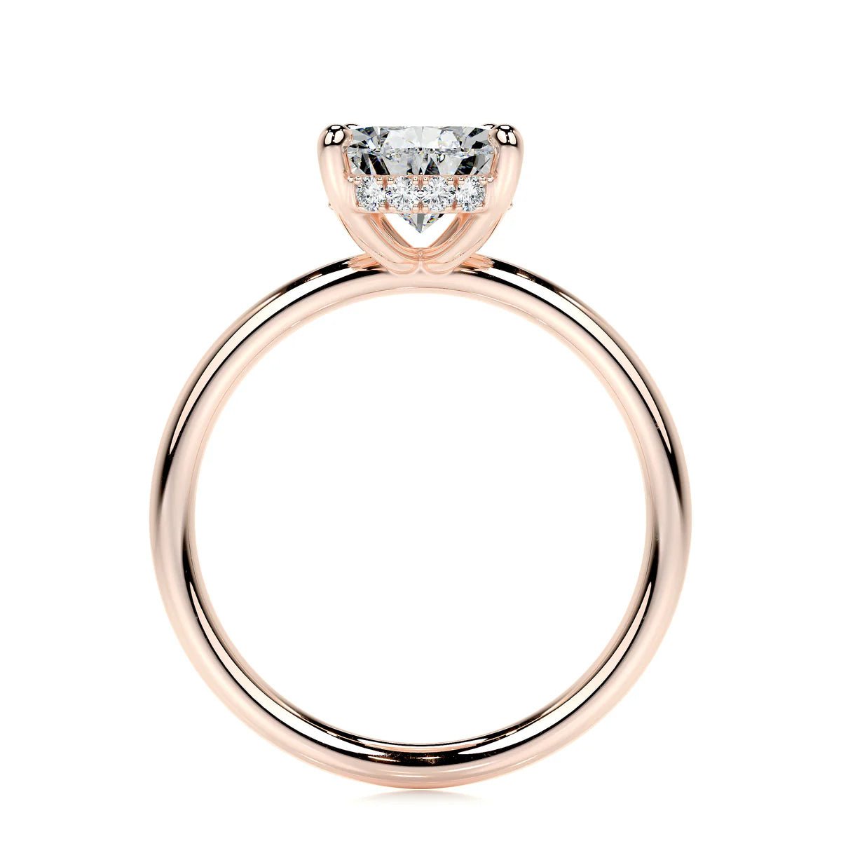 Pear Cut Solitaire Engagement Ring – 18K Gold & Platinum - Raphana Jewellery