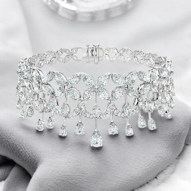 Designer Diamond Bracelet - Raphana Jewellery