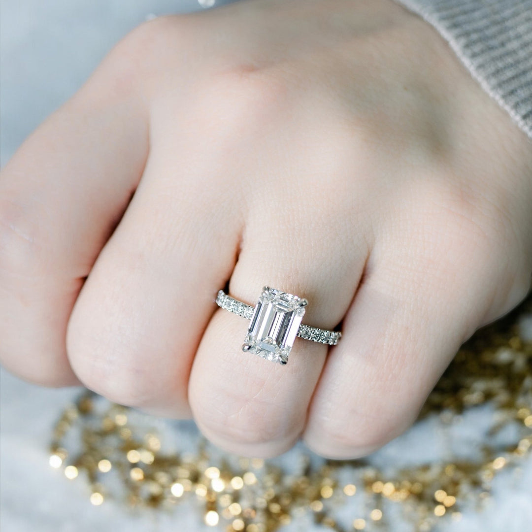 Emerald Cut Engagement Rings - Raphana Jewellery