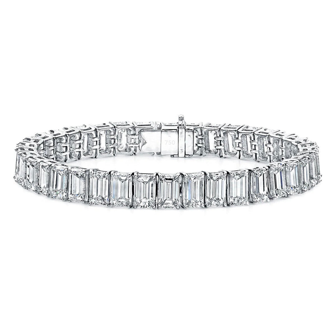 Emerald Diamond Bracelets - Raphana Jewellery