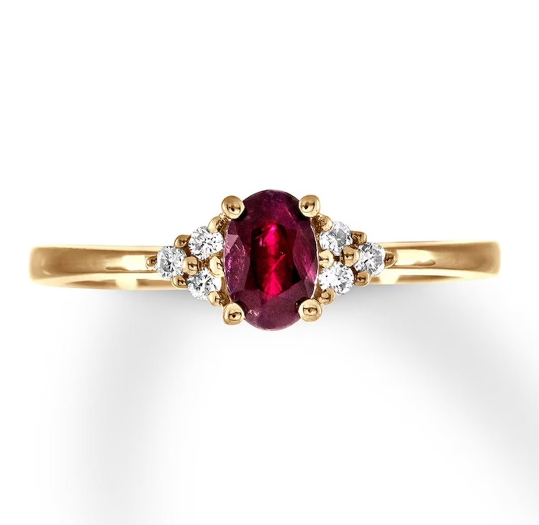 Garnet Gemstone Rings & Jewellery - Raphana Jewellery