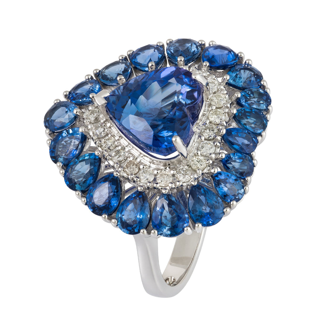 Heart Shaped Gemstone Rings & Jewellery - Raphana Jewellery