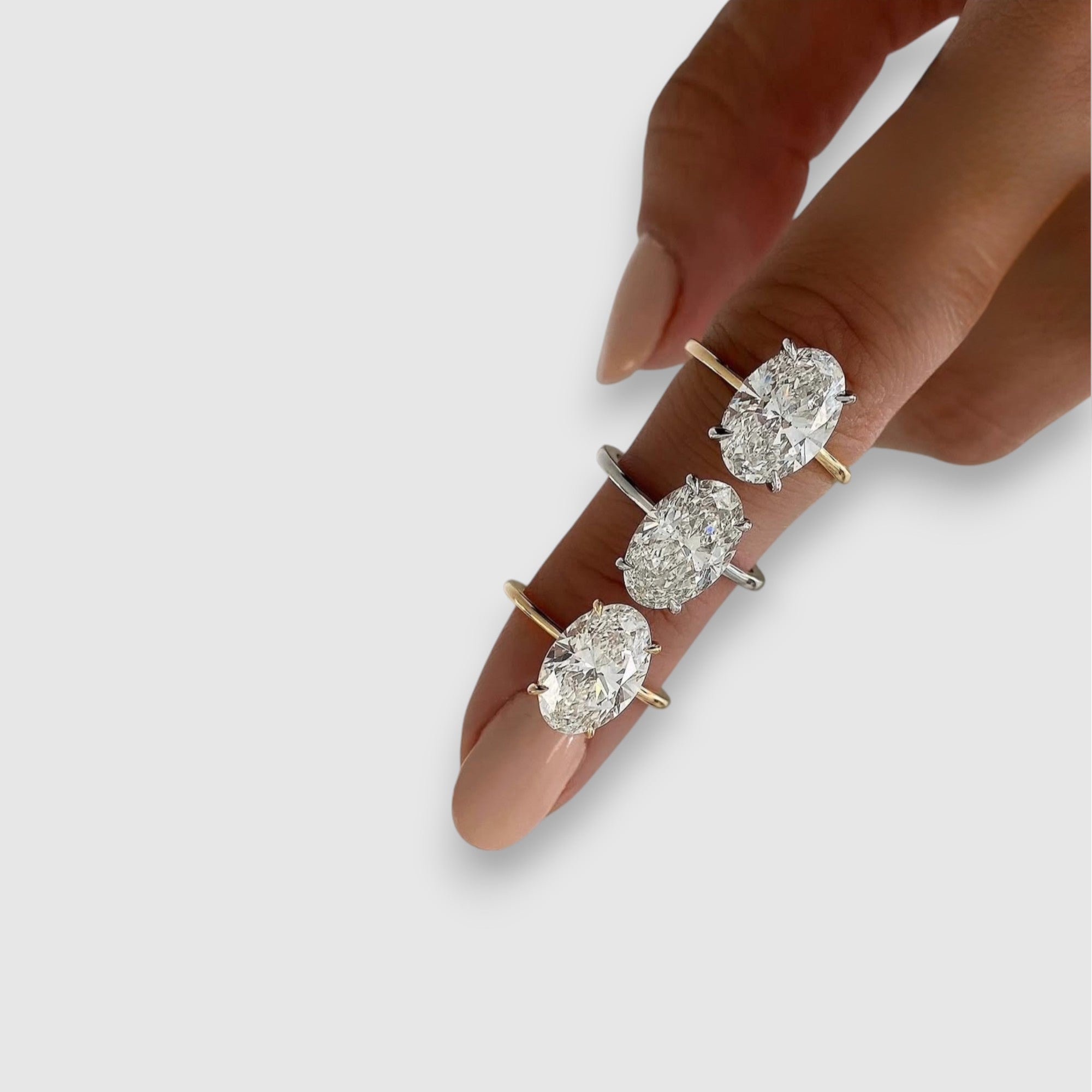 Oval Natural Diamond Engagement Rings NZ | Raphana Jewellery – Raphana ...