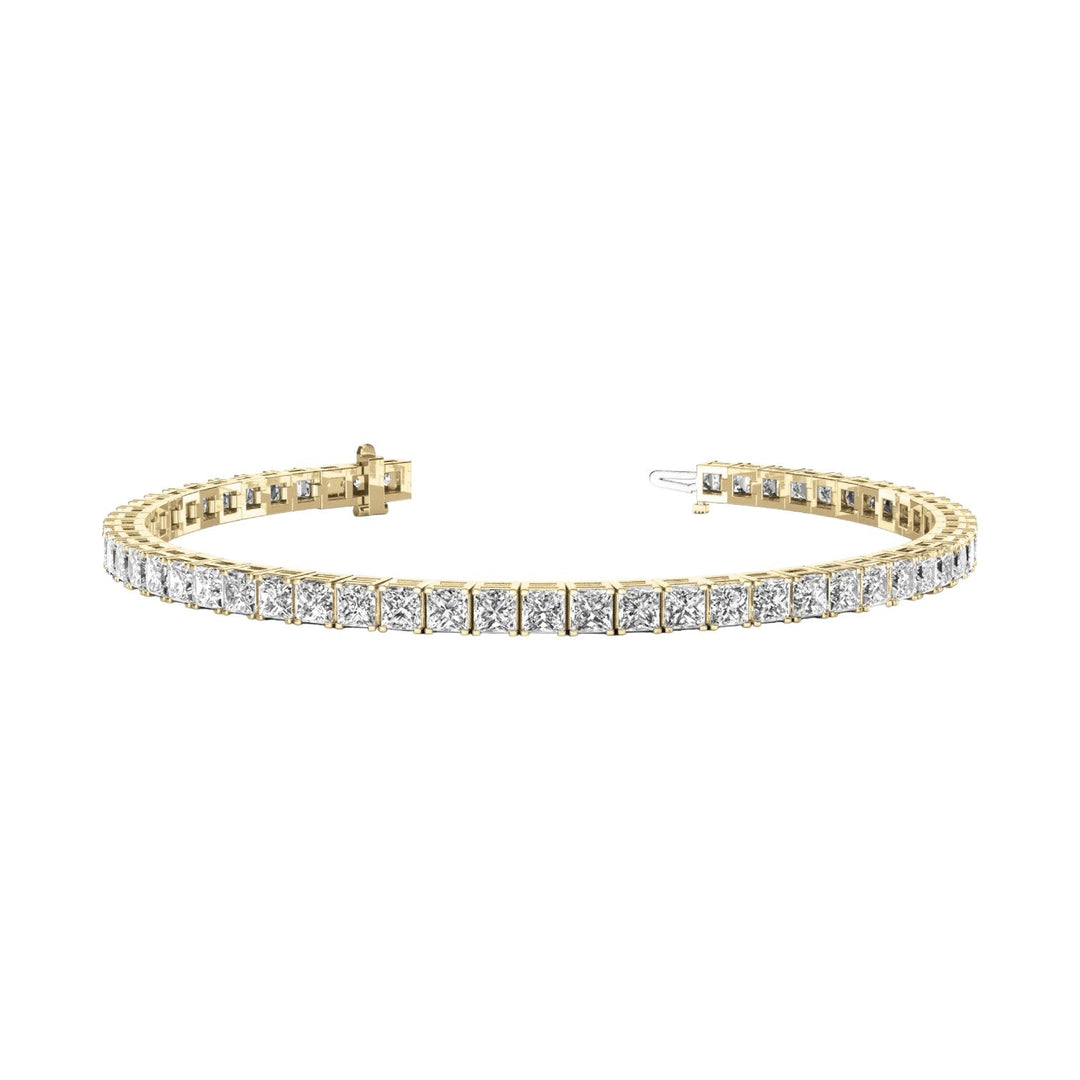 Princess Diamond Bracelets - Raphana Jewellery