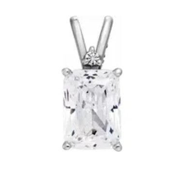 Radiant Diamond Pendants Necklaces - Raphana Jewellery