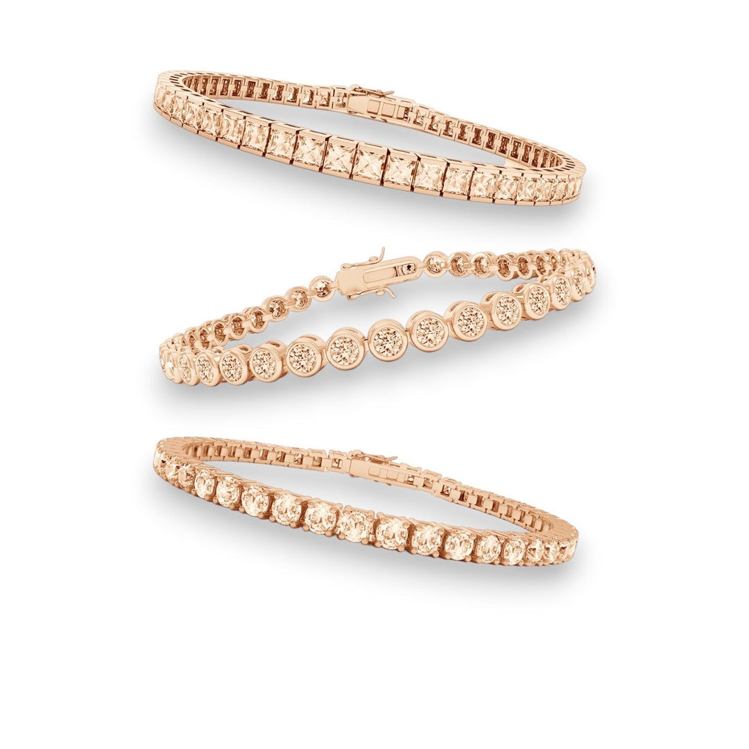 Rose Gold Diamond Bracelets - Raphana Jewellery