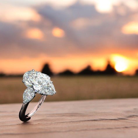 Rose Gold Diamond Rings - Raphana Jewellery