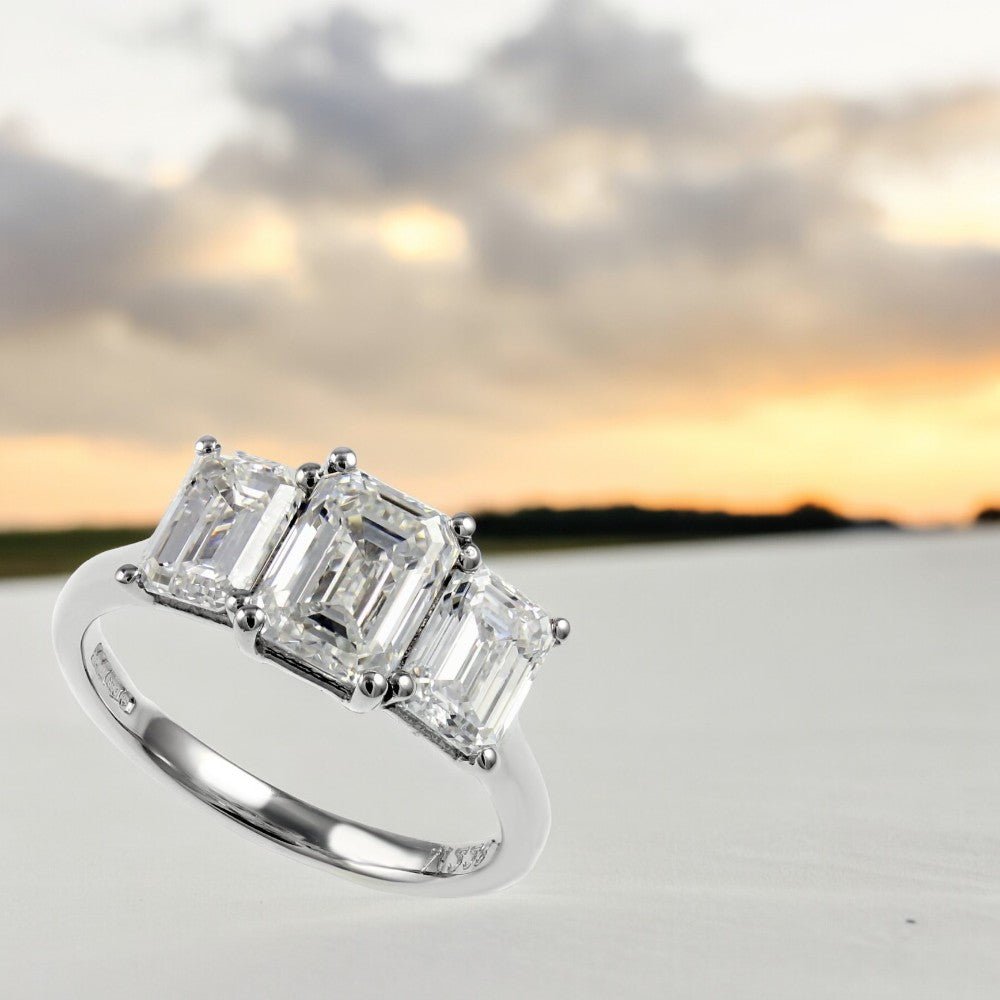 Silver Diamond Rings - Raphana Jewellery
