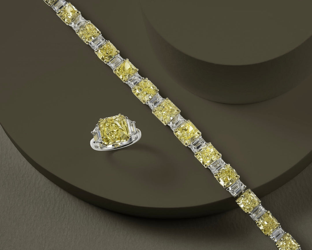 Tennis Diamond Necklaces Pendants - Raphana Jewellery