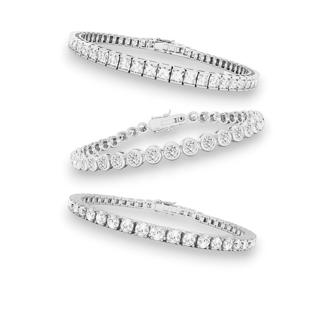 White Gold Diamond Bracelets - Raphana Jewellery