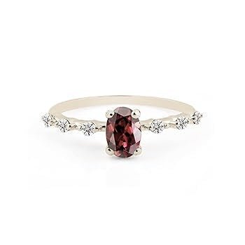 White Gold Gemstone Rings & Jewellery - Raphana Jewellery