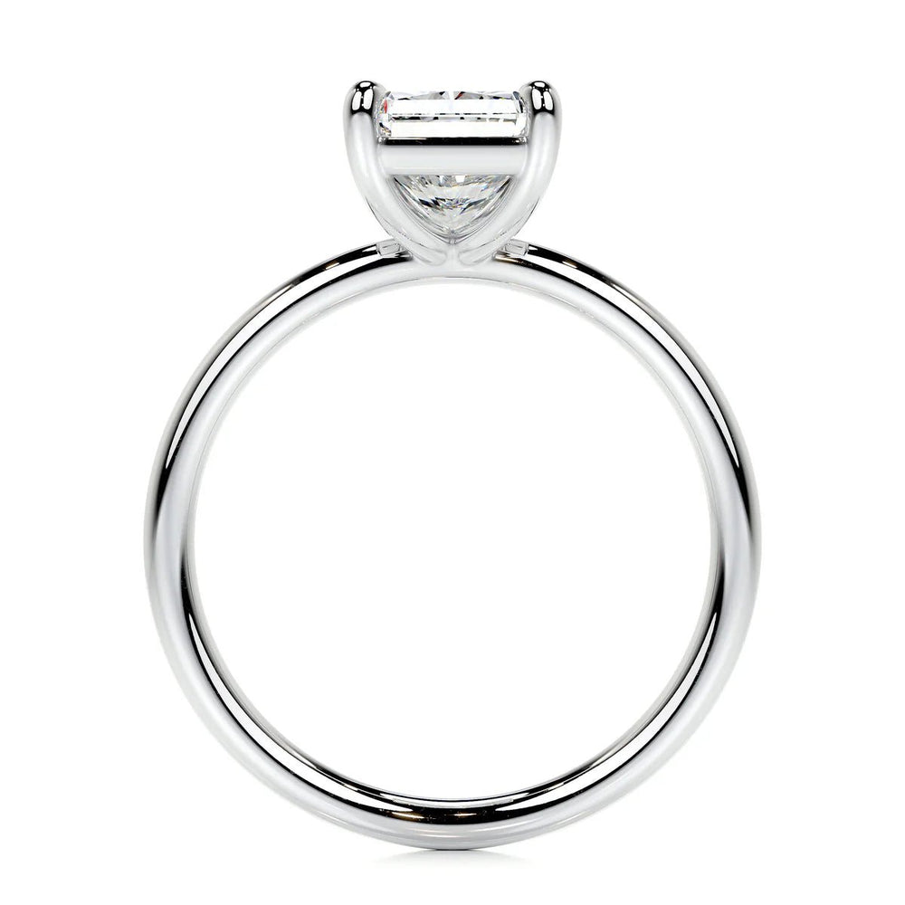 2 Carat Radiant Cut Solitaire Diamond Engagement Ring - Raphana Jewellery