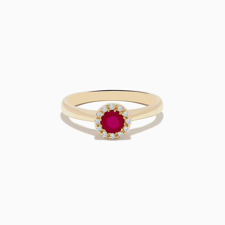 Amina - Ruby Ring - Raphana Jewellery