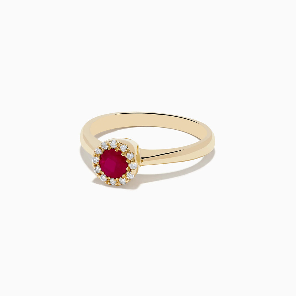 Amina - Ruby Ring - Raphana Jewellery