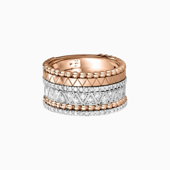 Valerie designer 18K rose gold diamond ring Raphana New Zealand