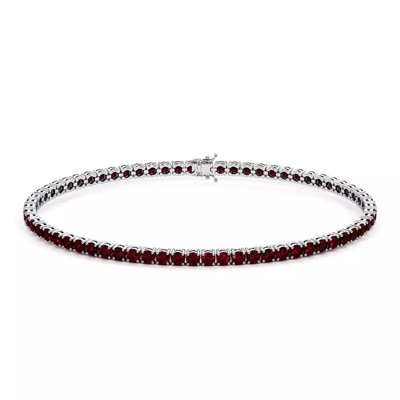 Tennis Bracelet - Ruby - Raphana Jewellery
