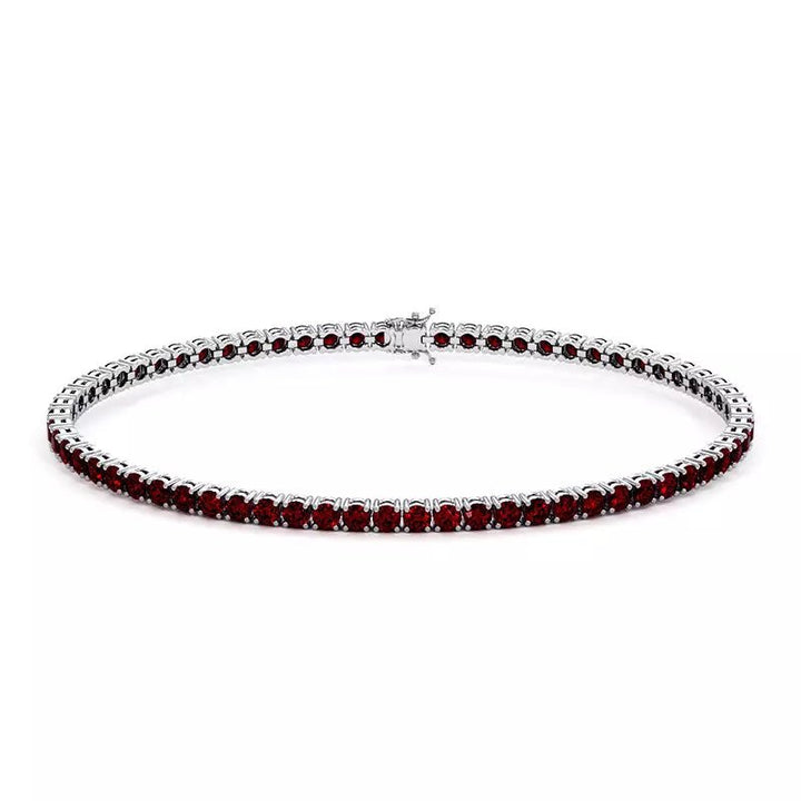Tennis Bracelet - Ruby - Raphana Jewellery