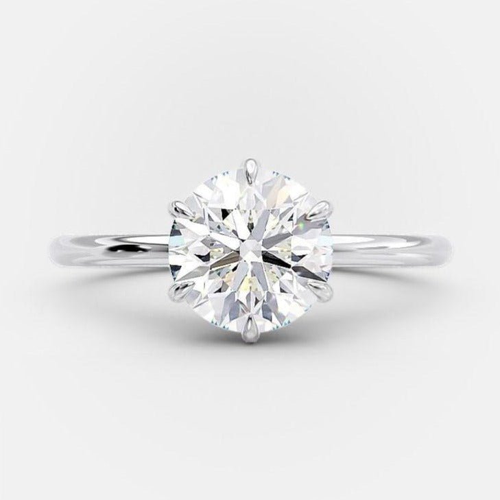 1.5 CT Lone Star Solitaire Ring - Raphana Jewellery