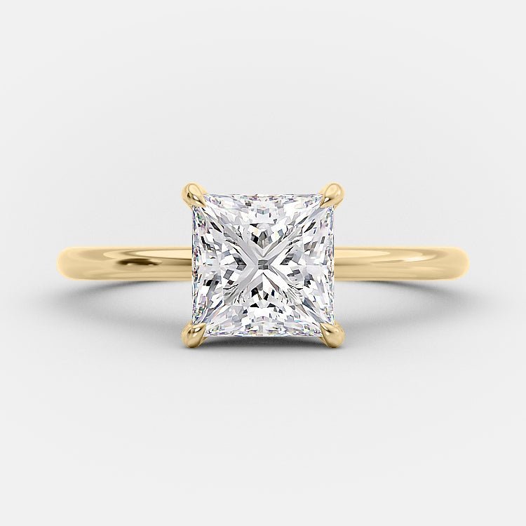 1.5 CT Mia Solitaire Lab-Grown Princess Cut Diamond Ring - Raphana Jewellery
