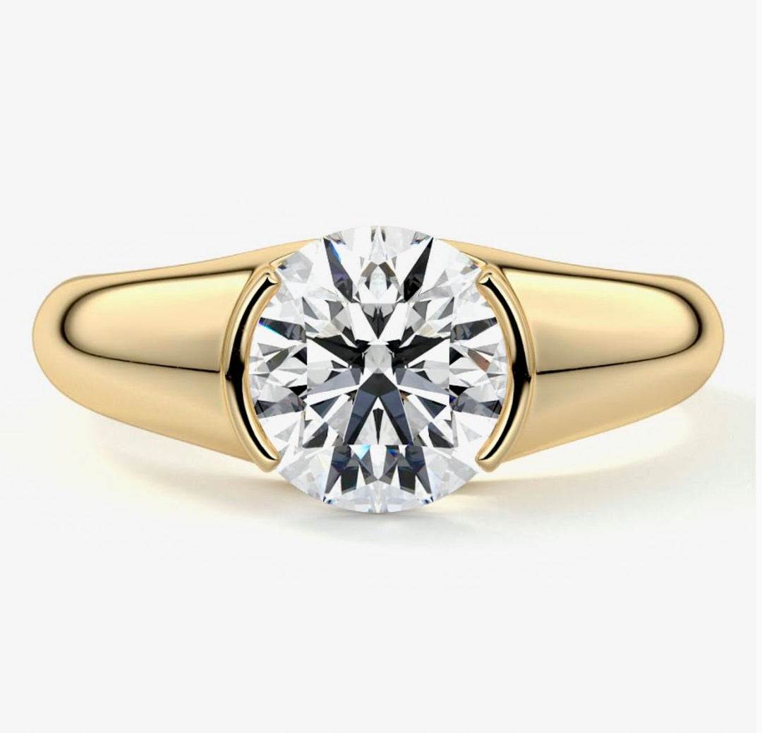 1.5 CT Redonda Solitaire Engagement Ring - Raphana Jewellery