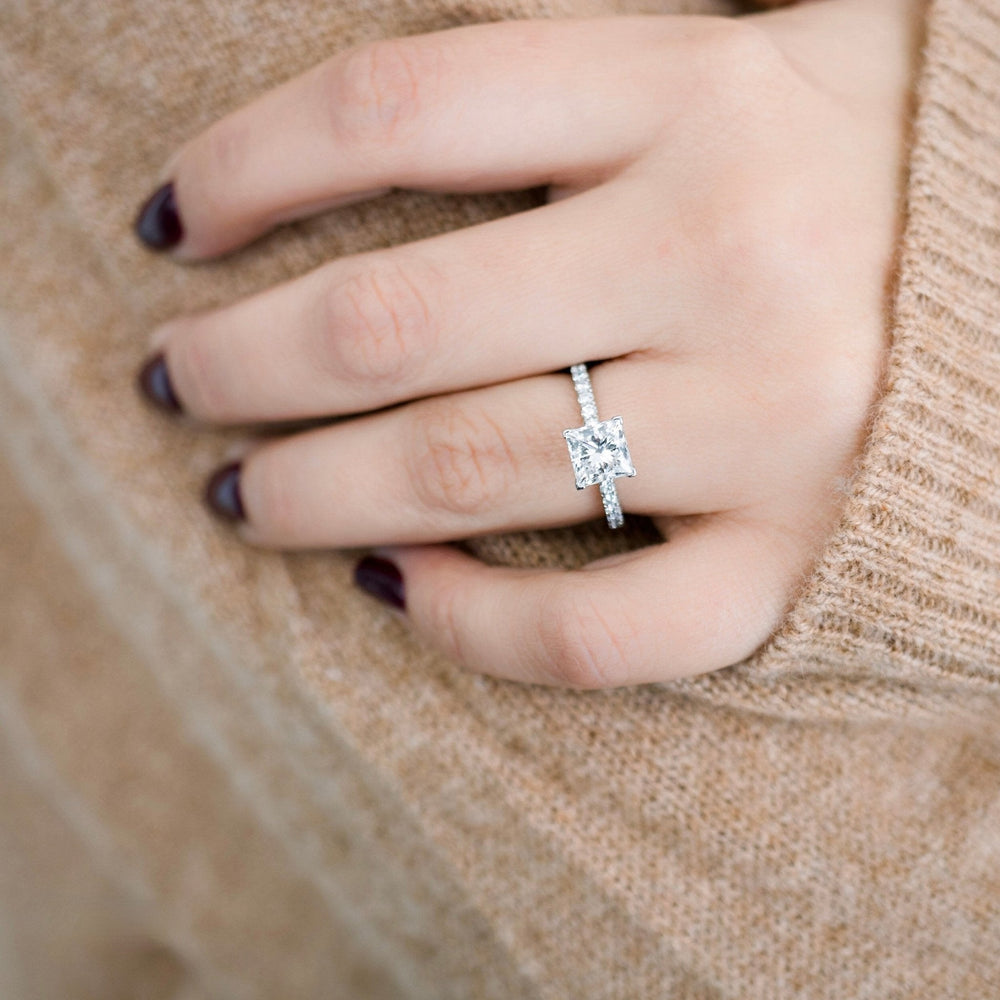 2CT Teresa Princess Cut Engagement Ring - Raphana Jewellery