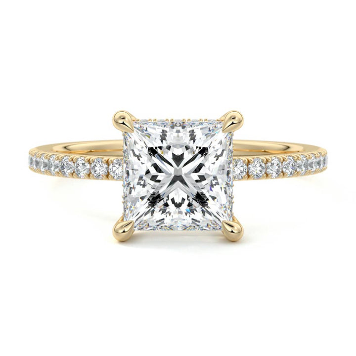 Georgina 1.5CT Princess Cut Engagement Ring - Raphana Jewellery