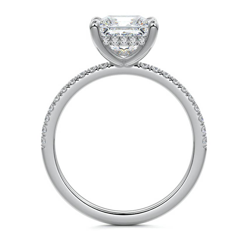 Georgina 1.5CT Princess Cut Engagement Ring - Raphana Jewellery
