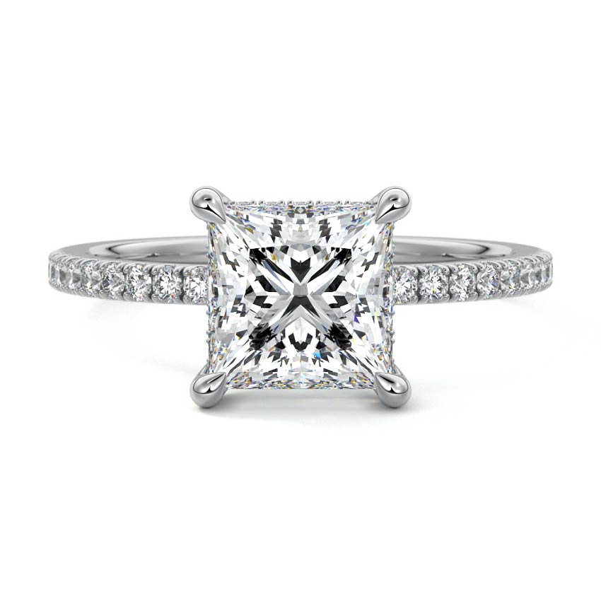 Georgina 1.5CT Princess Cut Engagement Ring - Raphana Jewellery