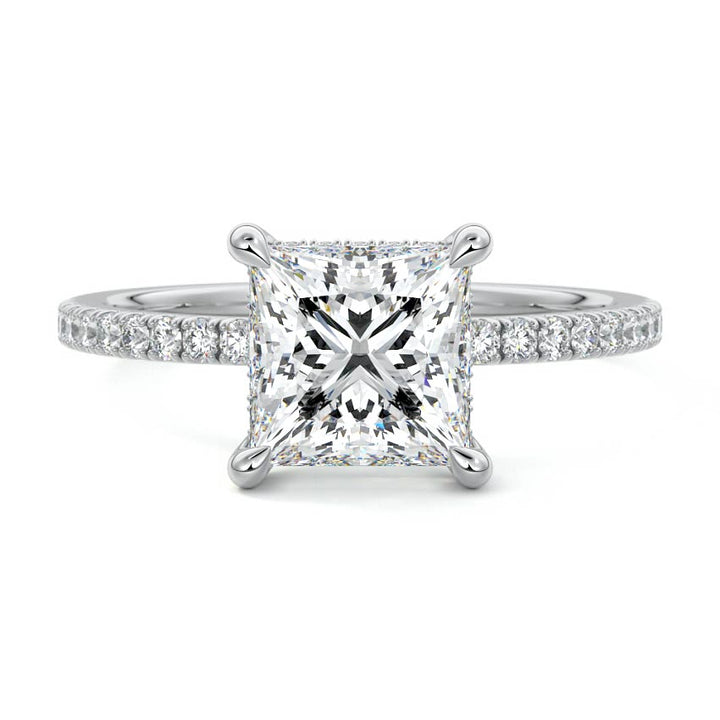 Georgina 1.5CT Princess Cut Engagement Ring - Raphana Jewellery