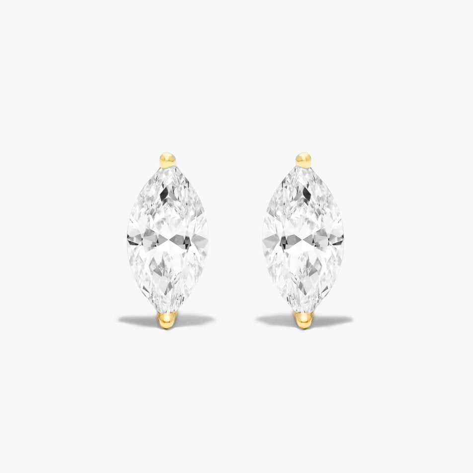 Hannah Marquise Lab-Grown Diamond Stud Earrings - Raphana Jewellery