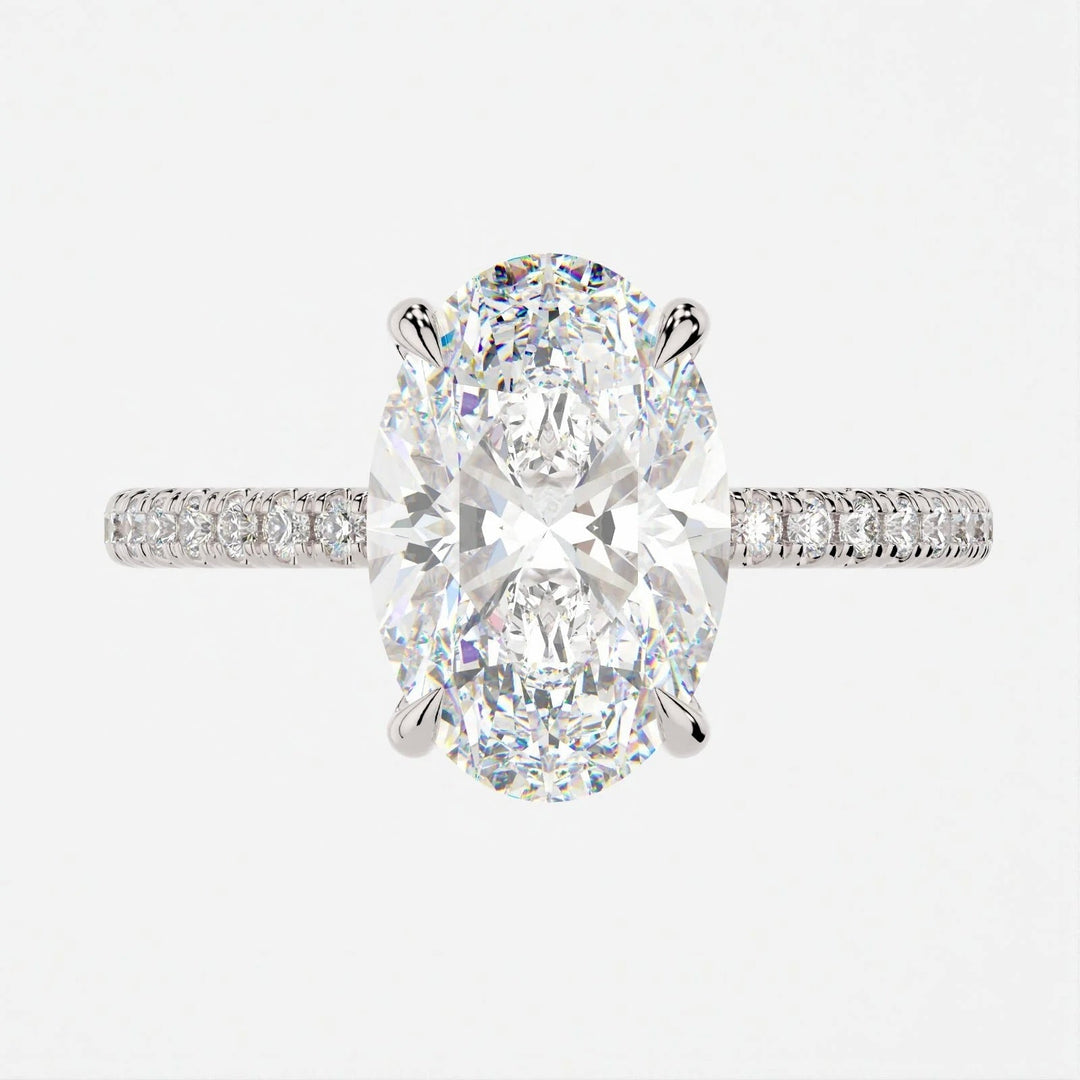 Julie Hill 2 Carat Oval Lab Diamond Ring - Raphana Jewellery