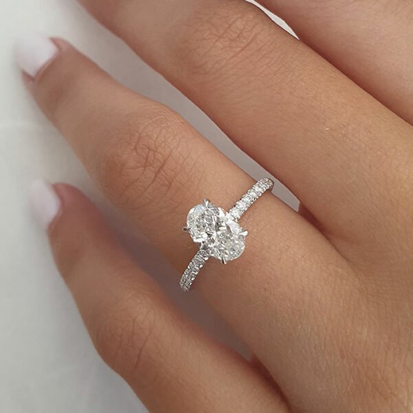 Julie Hill 2 Carat Oval Lab Diamond Ring - Raphana Jewellery