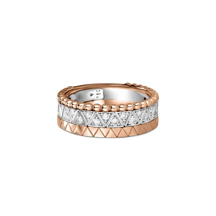 Lauren Wedding Band 18K Rose Gold - Raphana Jewellery