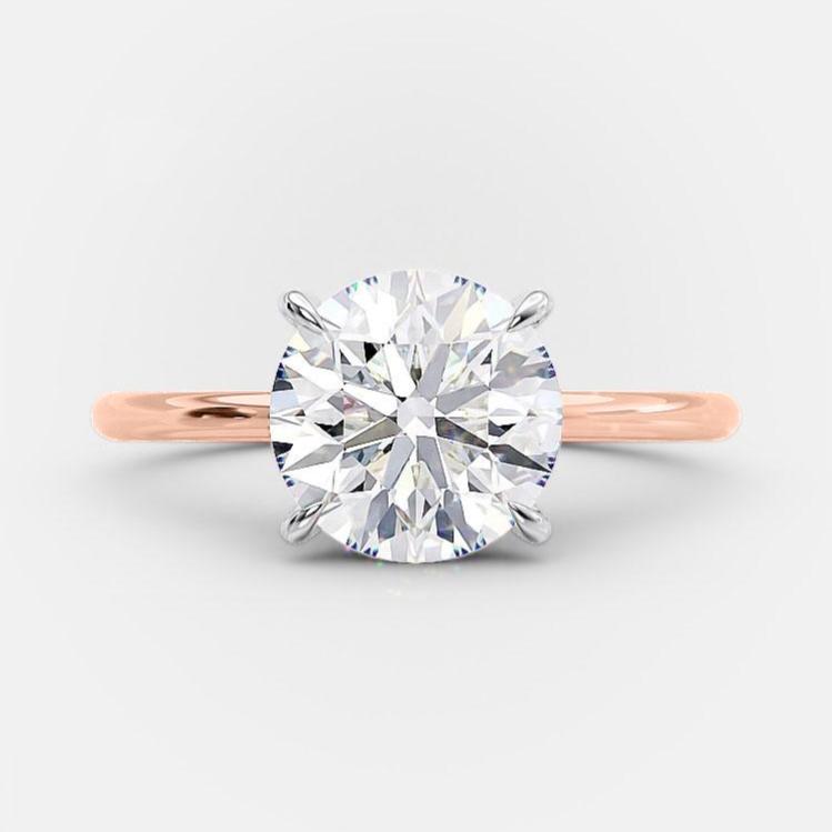 Magnolia Solitaire Engagement Ring - Raphana Jewellery