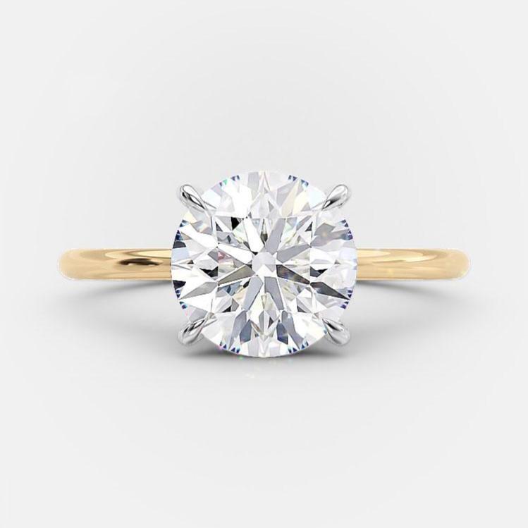 Milly Petite Solitaire Diamond Ring - Raphana Jewellery