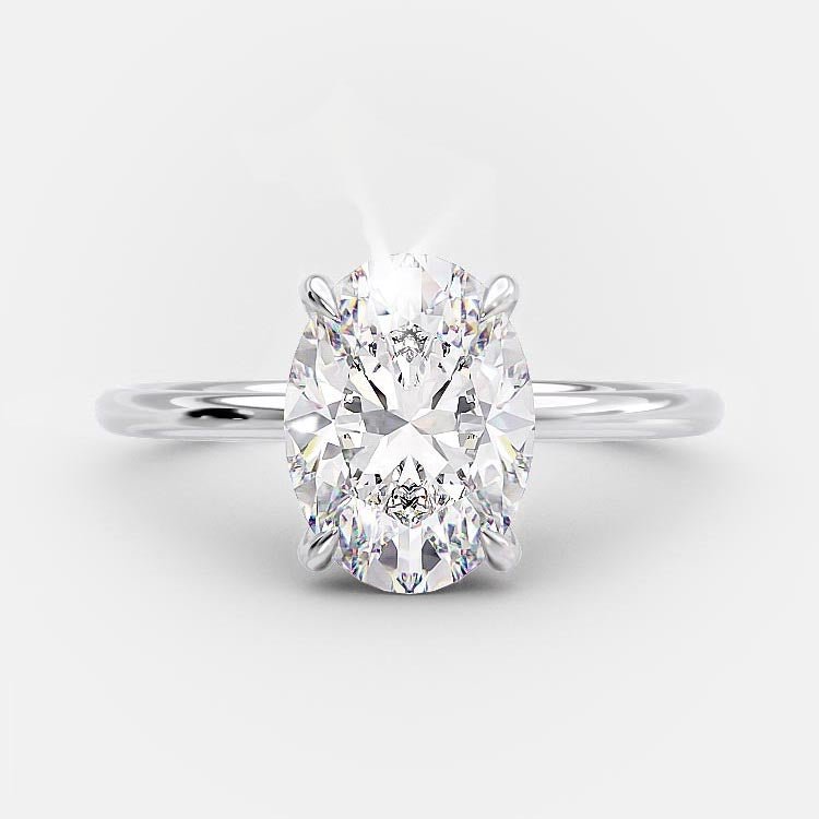 Savannah Lab-Grown Oval Engagement Ring - Raphana Jewellery
